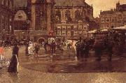 George Hendrik Breitner The Dam oil painting artist